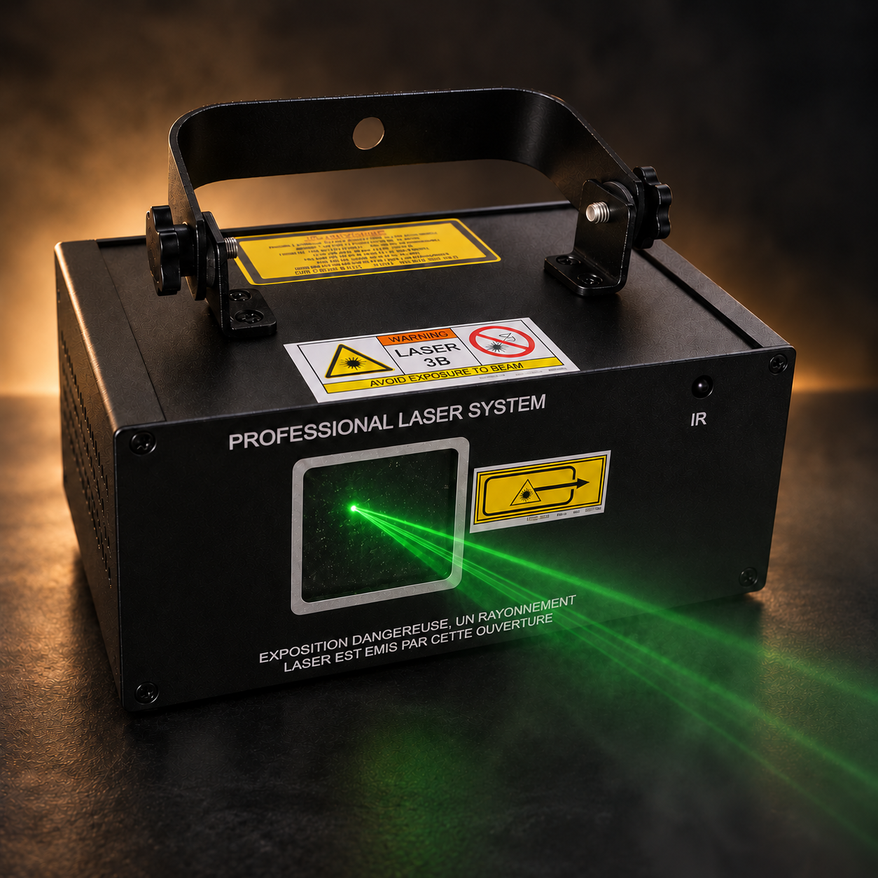 Laser vert disponible à la location